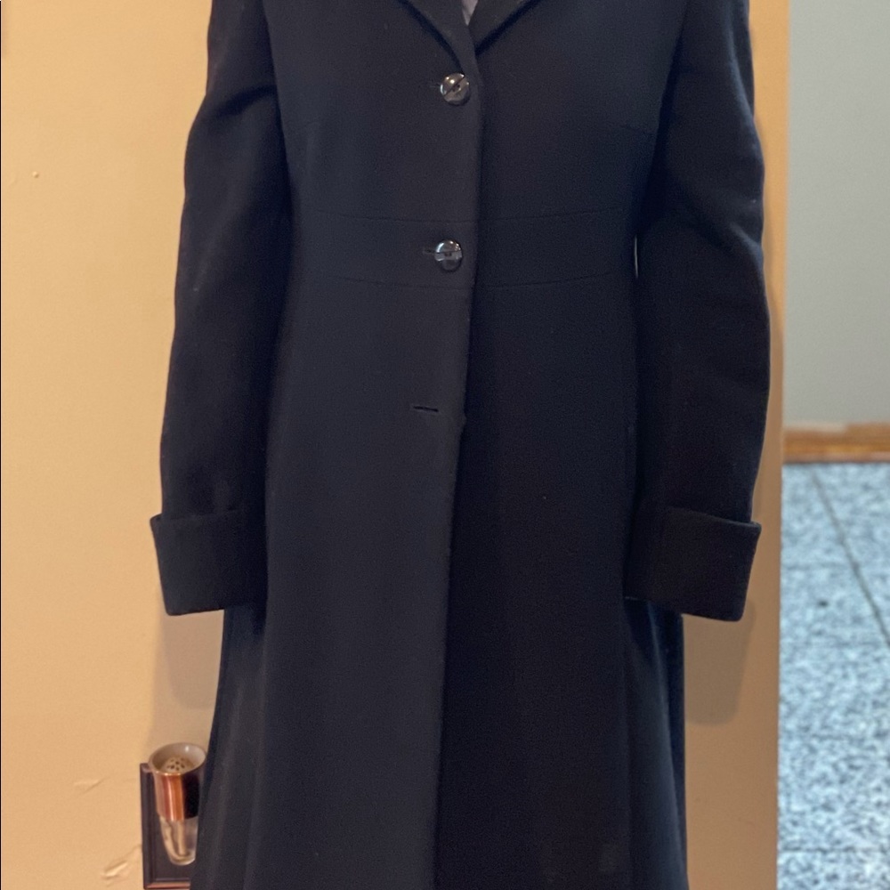 Kenneth Cole Reaction Womens Black Coat - Picture 4 of 9